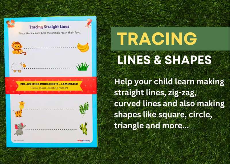 Early Learning Worksheets Kit (Reusable) Laminated