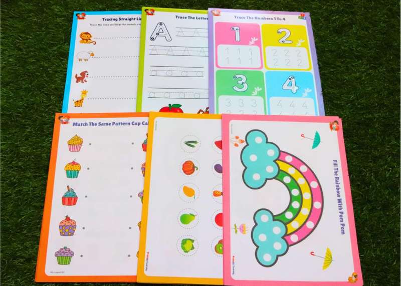 Early Learning Worksheets Kit (Reusable) Laminated