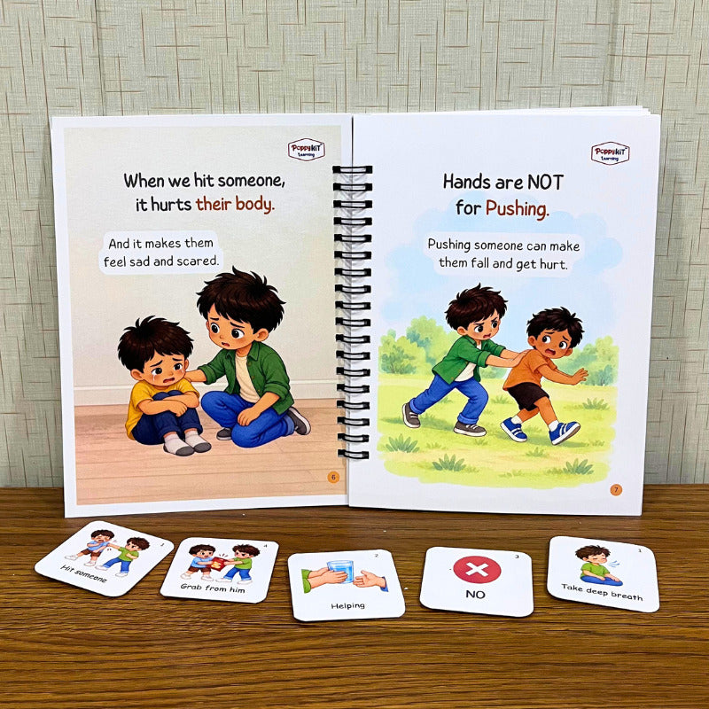 Social Stories Kit (Laminated) for Self Regulation to Manage Big Behaviours and Feelings