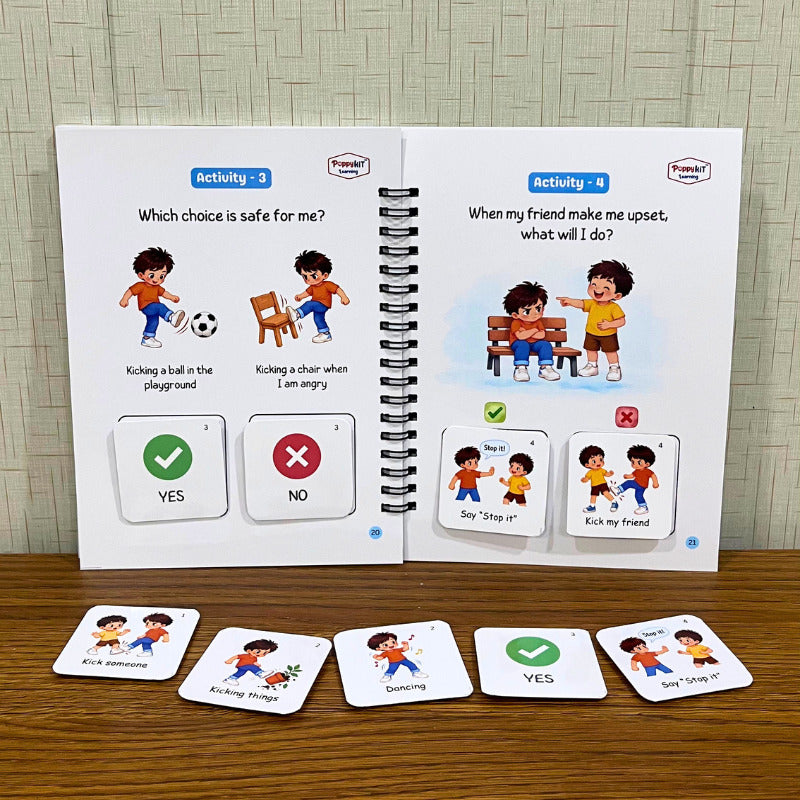 Social Stories Kit (Laminated) for Self Regulation to Manage Big Behaviours and Feelings