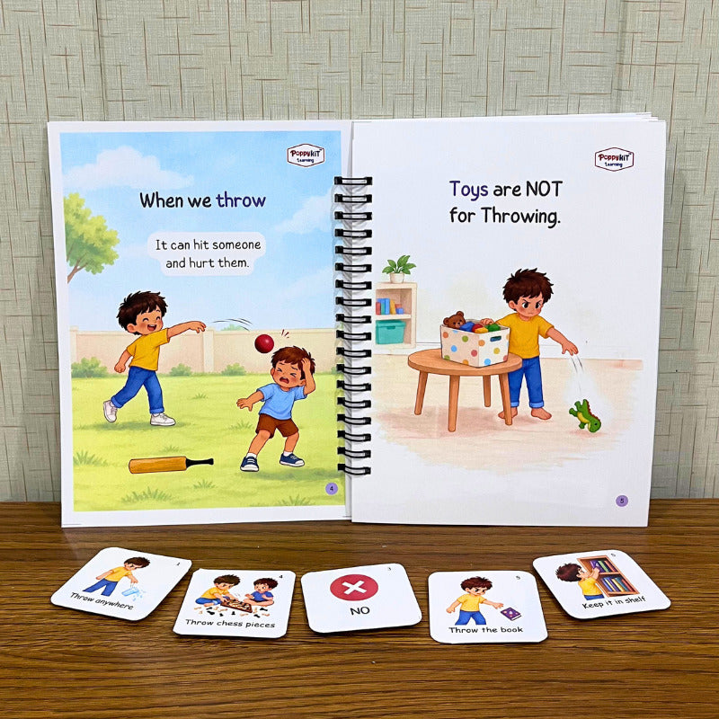 Social Stories Kit (Laminated) for Self Regulation to Manage Big Behaviours and Feelings