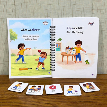 Social Stories Kit (Laminated) for Self Regulation to Manage Big Behaviours and Feelings