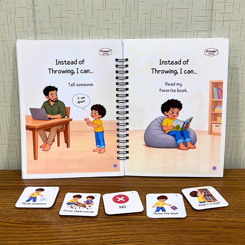 Social Stories Kit (Laminated) for Self Regulation to Manage Big Behaviours and Feelings