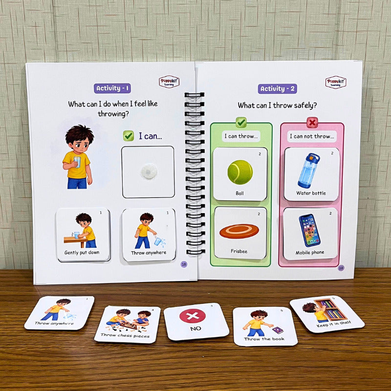 Social Stories Kit (Laminated) for Self Regulation to Manage Big Behaviours and Feelings