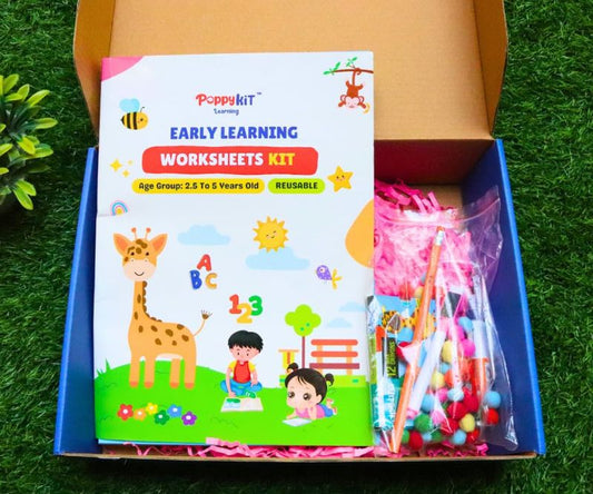 Early Learning Worksheets Kit (Reusable) Laminated