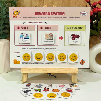 Reward System for Positive Reinforcement / Token Economy - Set of 3 Reward Charts + Task Reward Boards + Tokens