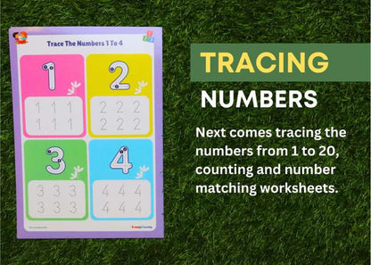 Early Learning Worksheets Kit (Reusable) Laminated